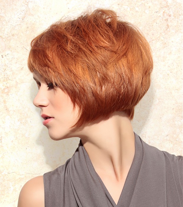 Paul Kenneth Salon Medium Red Hairstyles